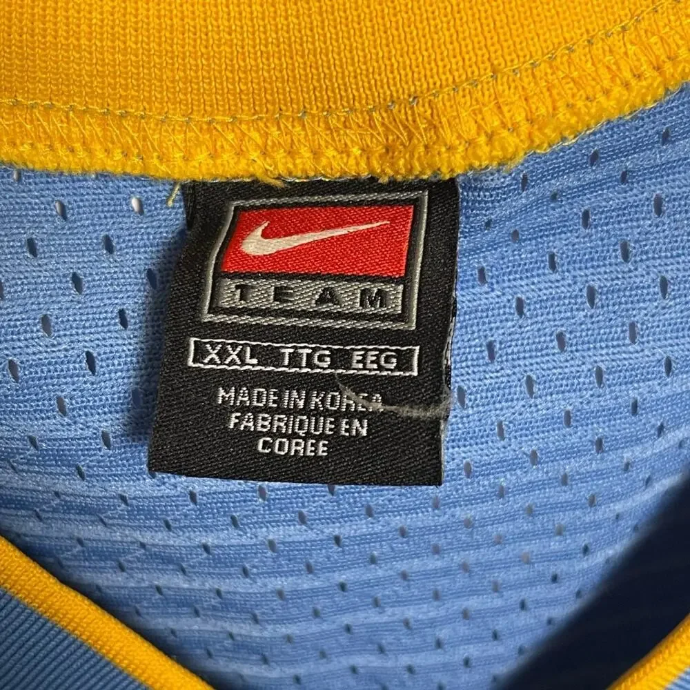 Vintage Nike Denver Nuggets Carmelo Anthony #15 Jersey Sky Blue XXL Extra Length
